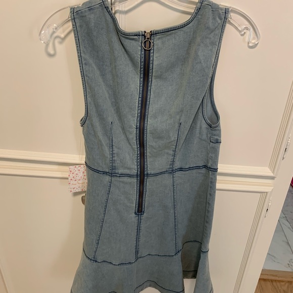 Free People Denim Dress With tags size 6 - Picture 4 of 7